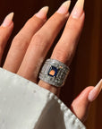 YOU BETTER BELIEVE I TAKE UP A LOT OF SPACE AND I DESERVE IT // MASSIVE DIAMOND AND SAPPHIRE CIGAR BAND