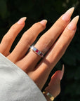 PICKING APPLES IN THE ORCHARDS AND THAT FIRST TASTE DANCING ON YOUR TONGUE // RUBY AND CARRE CUT DIAMOND FIVE STONE BAND