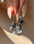THESE LITTLE MOMENTS OF MAGIC FOLLOW ME EVERYWHERE I GO // BEAUTIFUL ENAMEL AND DIAMOND BUTTERFLY EARRINGS