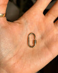 A LITTLE HELP CAN GO A LONG WAY // GOLD CARABINER
