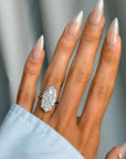 OF SKIPPING STONES ACROSS THE SPARKLING RIVER // ANTIQUE DIAMOND COBBLESTONE RING