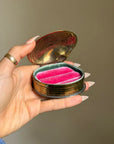 MIDCENTURY BRASS SHELL RING BOX / PETITE