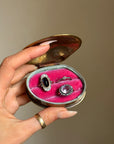MIDCENTURY BRASS SHELL RING BOX / PETITE