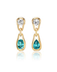 WALKING IN THE RAIN WITH NOTHING BUT THE SOUNDS OF THE JUNGLE AROUND ME // ONE OF A KIND PARAIBA TOURMALINE AND DIAMOND EARRINGS