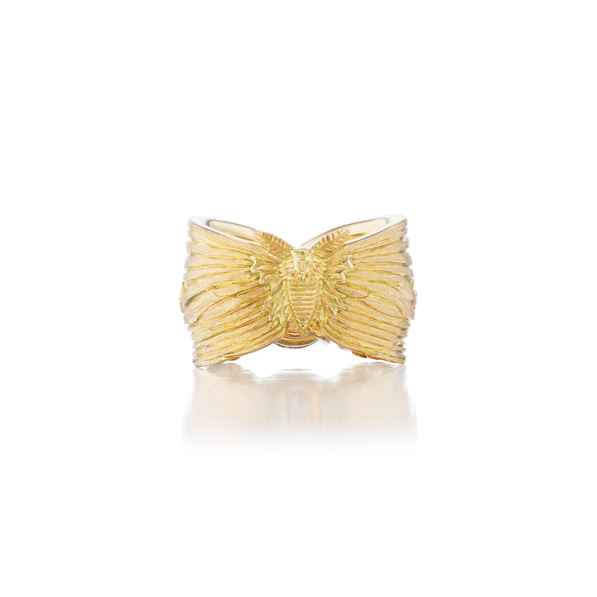 THE LUNA MOTH RING // Open Cuff