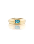 A RISING TIDE LIFTS ALL SHIPS AND I'M TAKING YOU WITH ME // BRAZILIAN PARAIBA AND 22K GOLD PINKY RING