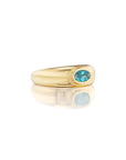 A RISING TIDE LIFTS ALL SHIPS AND I'M TAKING YOU WITH ME // BRAZILIAN PARAIBA AND 22K GOLD PINKY RING