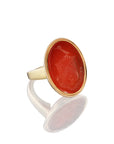 VENTURE AND GAIN // ANTIQUE WAX SEAL SIGNET RING