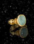 THE BLUE WOMAN INTAGLIO RING