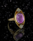 INSIDE THE LOOKING GLASS EVERYTHING I WANTED WAS REFLECTED RIGHT BACK TO ME // ART NOUVEAU AMETHYST RING