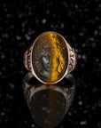 THE TIGERS EYE CARVED CAMEO
