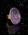 THE LAVENDER LADY AMETHYST CAMEO RING