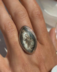 BETSY, I LONG FOR YOU NOW AS I DID THEN // c1785 GEORGIAN SEPIA MOURNING RING