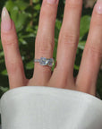 I JUST CAN'T TAKE MY EYES OFF OF YOU // ART DECO OLD MINE CUT TOI ET MOI ENGAGEMENT RING