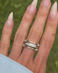 IT WAS THE 1970's AND WE FOUGHT LIKE HELL // VINTAGE THREE BAND RING