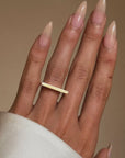 LIKE FITTING A SQUARE PEG IN A ROUND HOLE BUT SOMEHOW, IT WORKS // VINTAGE SQUARE STACKING BAND