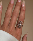 THE WALLS WERE COVERED IN IVY AND HERE WE HID FROM THE REST OF THE WORLD // ANTIQUE LATTICE DIAMOND RING