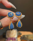 A BLUE MORE PRECIOUS THAN GOLD // ANTIQUE LAPIS LAZULI EARRINGS