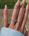 I JUST DIDN'T KNOW WHAT I WAS MISSING UNTIL I HAD IT IN MY HANDS // 1.20CT DIAMND HALF BAND
