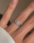 HOW SWEET IT IS TO BE LOVED BY YOU // ART DECO PLATINUM ENGAGEMENT RING