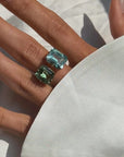 I HAD THE SOFT GREEN GRASS UNDERNEATH AND THE CLEAR BLUE SKIES ABOVE ME // BEAUTIFUL AQUAMARINE AND CHRYSOBERYL RING