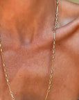 LIKE A PRAYER // VINTAGE UNIQUE LINK GOLD CHAIN