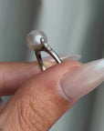 THE WAY THE PEARLS WARMED AGAINST HER SKIN // ANTIQUE NATURAL BAROQUE PEARL RING