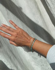 HOW THE WIND WHISPERS THROUGH THE RIO GRANDE // TURQUOISE BAGUETTE BRACELET