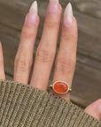IT WAS HOT BUT NOTHING COMPARED TO THE HEAT WHEN YOU LOOKED AT ME // VINTAGE FIRE OPAL RING