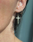 FORGIVE ME FATHER, FOR I HAVE SINNED // CROSS EARRINGS
