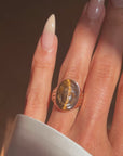 THE TIGERS EYE CARVED CAMEO