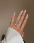 OF SUNLIGHT THROUGH STAINED GLASS // EDWARDIAN DIAMOND DINNER RING