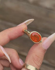 IT WAS HOT BUT NOTHING COMPARED TO THE HEAT WHEN YOU LOOKED AT ME // VINTAGE FIRE OPAL RING