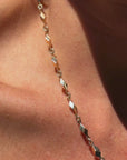 EVERYTHING SEEMS TO CATCH THE LIGHT WHEN YOU ARE AROUND // LIGHT BURSTING LAYERING CHAIN