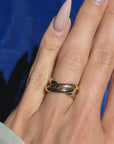 I WILL TELL YOU I LOVED YOU THEN, NOW AND WILL INDEED, TOMORROW // VINTAGE CARTIER TRINITY RING