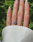 I JUST CAN'T TAKE MY EYES OFF OF YOU // ART DECO OLD MINE CUT TOI ET MOI ENGAGEMENT RING