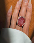VENTURE AND GAIN // ANTIQUE WAX SEAL SIGNET RING