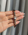 FIND ME ON THE DARK SIDE OF THE MOON // VICTORIAN DIAMOND CURB BRACELET