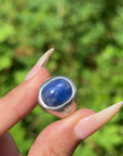 IT'S THAT GOOD OL'FASHIONED FEELING, SOLID AS A ROCK // VINTAGE STAR SAPPHIRE PLATINUM RING