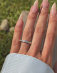 I HAVE TO SEE A MAN NAMED JACOB ABOUT A BAGUETTE // ESTATE DIAMOND ETERNITY BAND JACOB & CO SZ 6