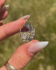 FIND ME IN THE FOREST // ONE OF A KIND BURMA RUBY AND DIAMOND LANDSCAPE