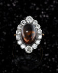 THE VICTORIAN MYSTIC GARNET NAVETTE RING
