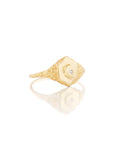 THE GOLD MOONSTONED PINKY RING
