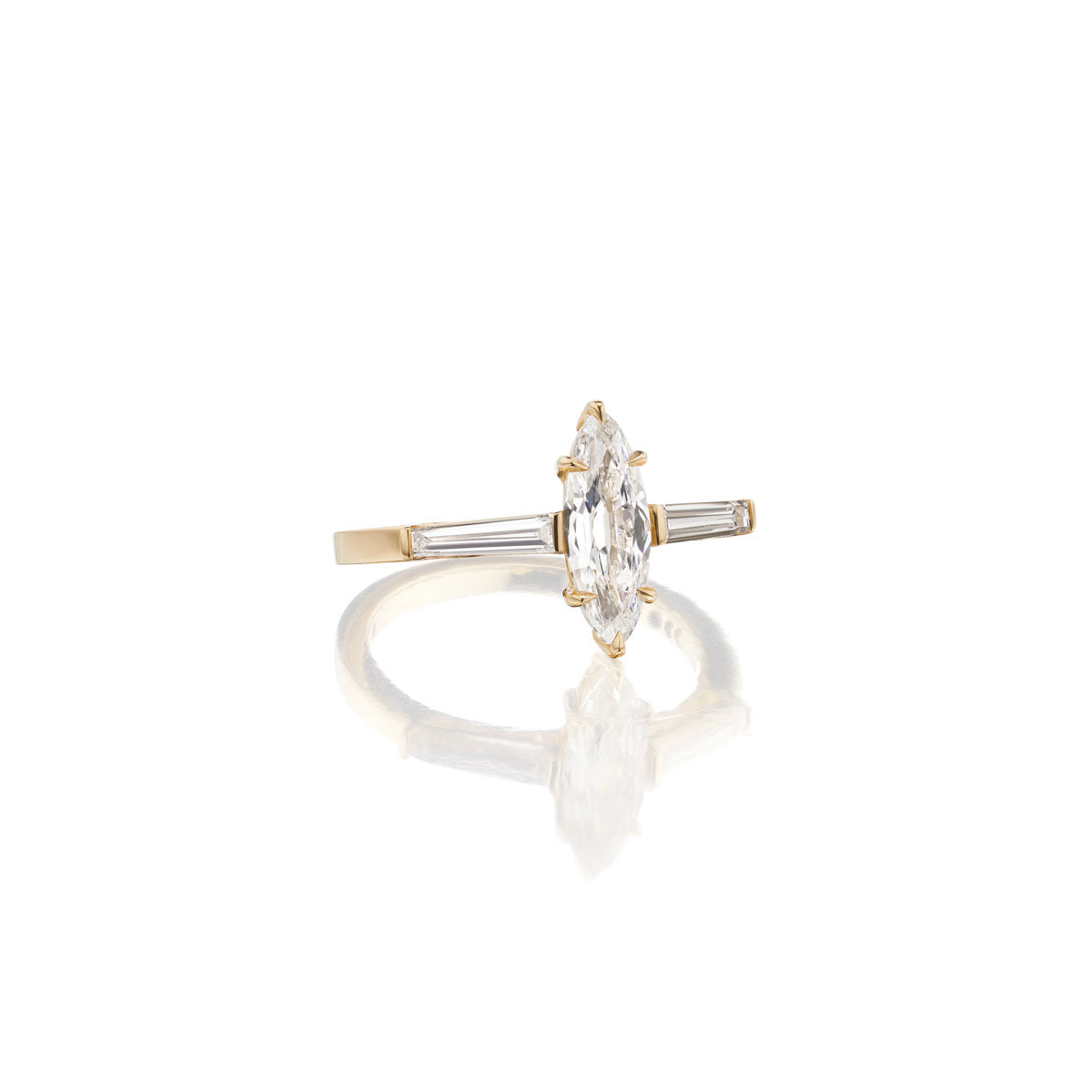 THE SKINNY MOVAL &amp; BAGUETTE RING