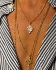 LOVE IS HARD AT WORK, TRUST YOURSELF AND TRUST IN IT // ROMANTIC GEORGIAN ERA INTAGLIO RESET IN 18k GOLD WITH ANCHOR CHAIN