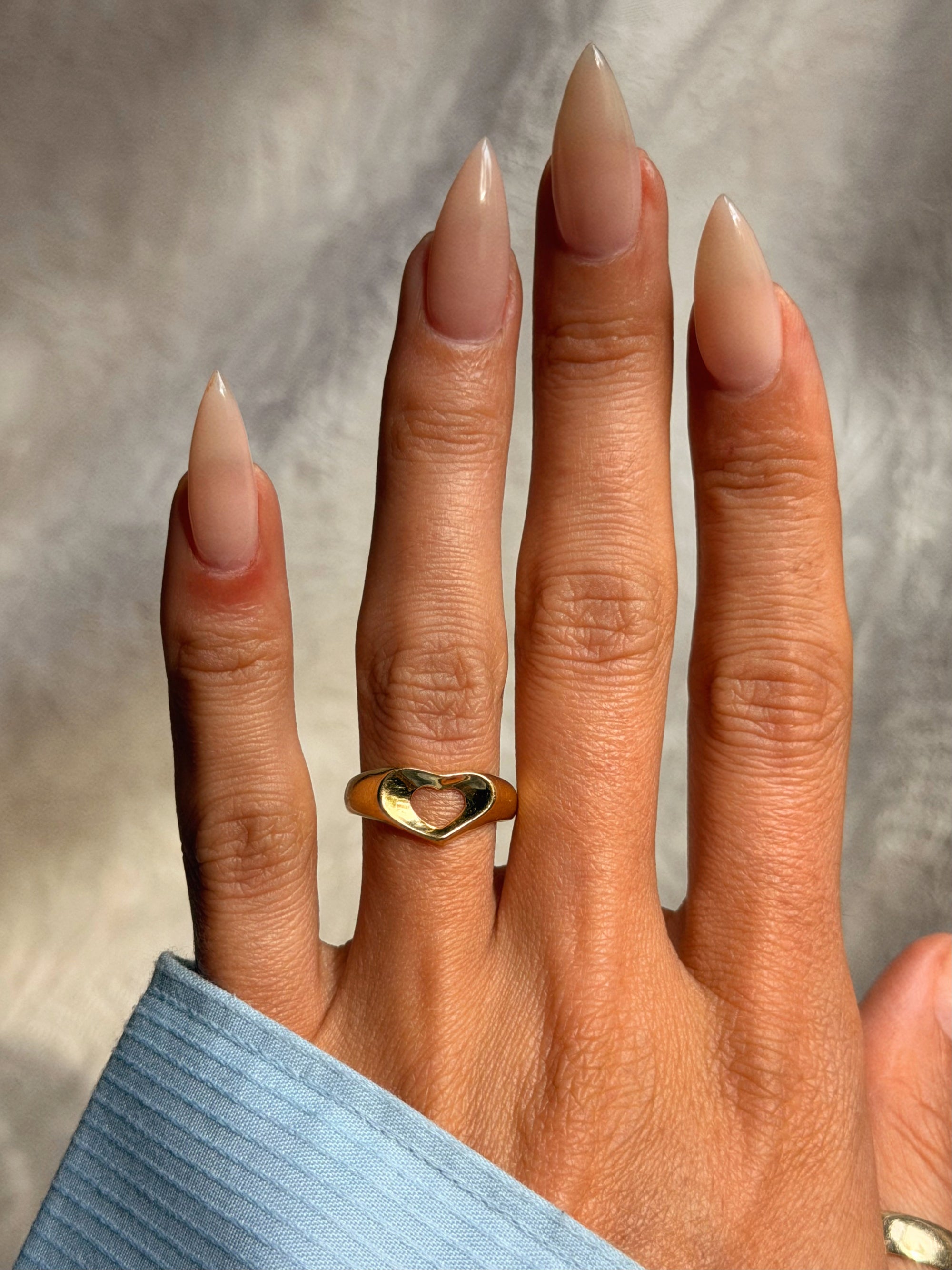 DESPITE IT ALL, I KEEP MY HEART WIDE OPEN // VINTAGE ELSA PERETTI FRO TIFFANY GOLD HEART RING