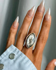 BETSY, I LONG FOR YOU NOW AS I DID THEN // c1785 GEORGIAN SEPIA MOURNING RING