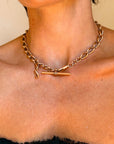 YOU CAN USE ME ANY WAY YOU LIKE, DARLING // HEAVY ANTIQUE 14K ALBERT CHAIN
