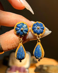 A BLUE MORE PRECIOUS THAN GOLD // ANTIQUE LAPIS LAZULI EARRINGS