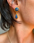 A BLUE MORE PRECIOUS THAN GOLD // ANTIQUE LAPIS LAZULI EARRINGS